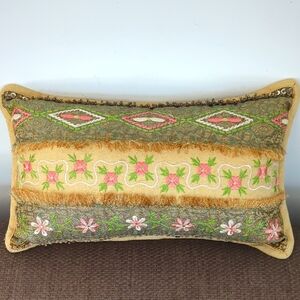 April Cornell Auberge Floral Throw Pillow